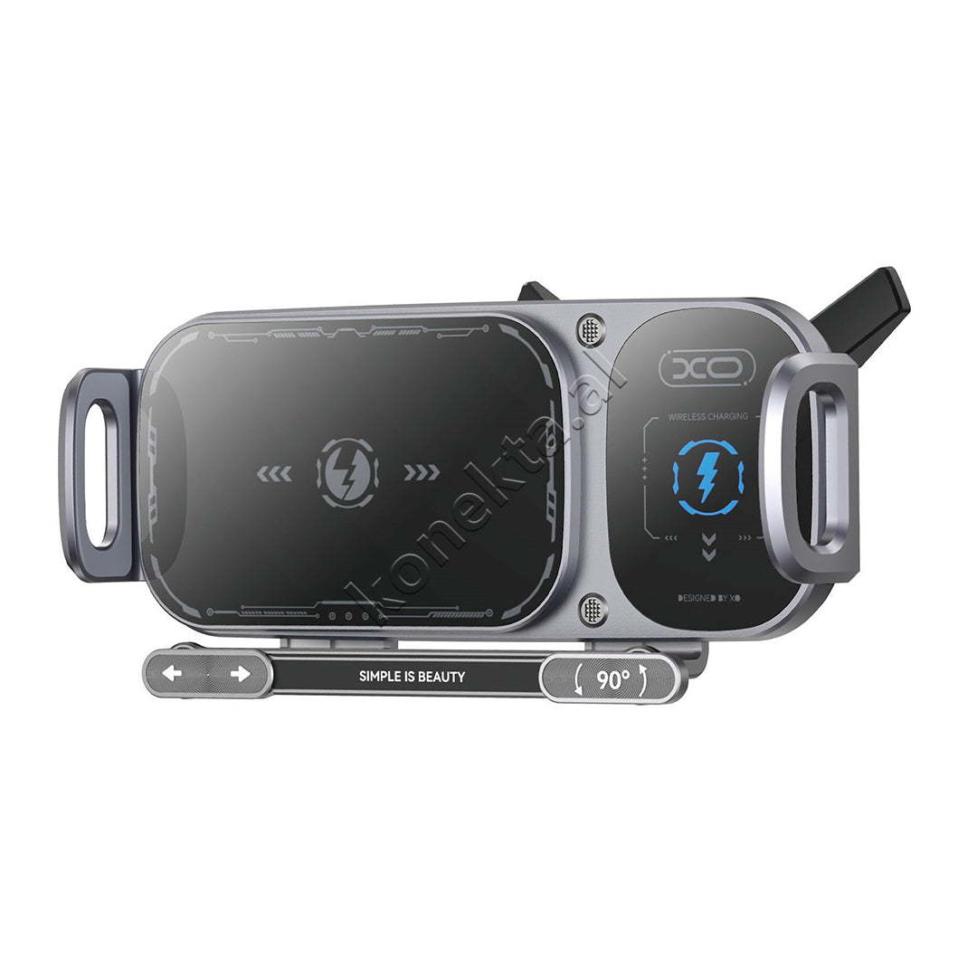 Karikues Wireless Dhe Mbajtese Celulari Per Makine XO