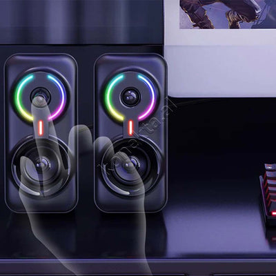 Bokse Per Kompjuter RGB Me Bluetooth, Aux Dhe Usb