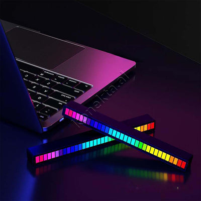 Drite Ambienti LED RGB Sipas Ritmit Te Muzikes