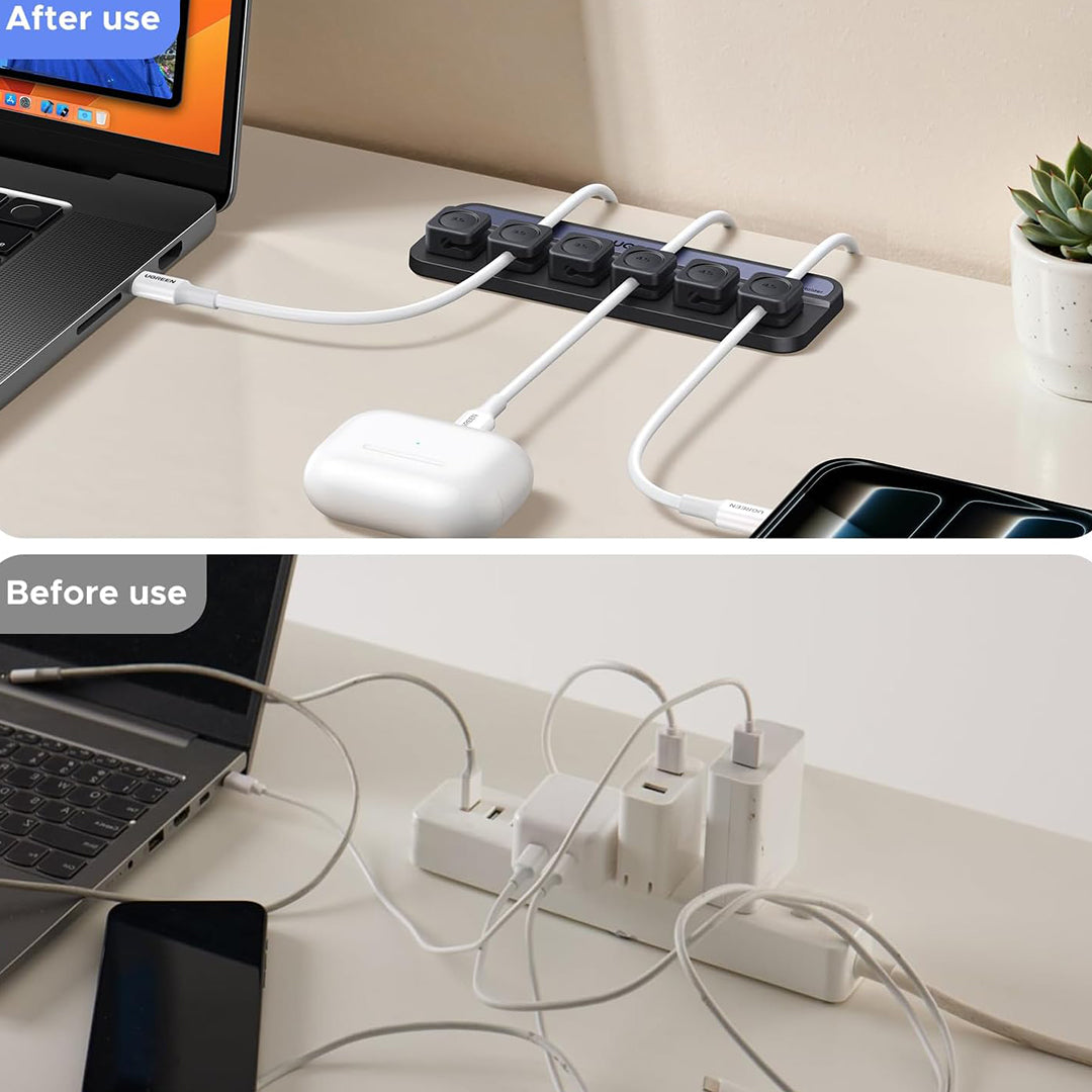 Organizues Magnetik Per Kabllo Me 6 Kapese Ugreen