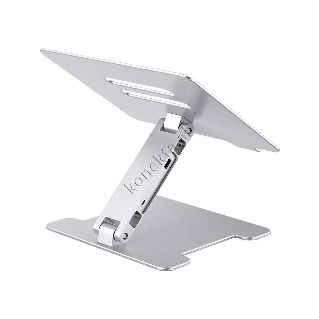 Mbajtese Laptopi Metalike Me Adaptor HUB Te Integruar