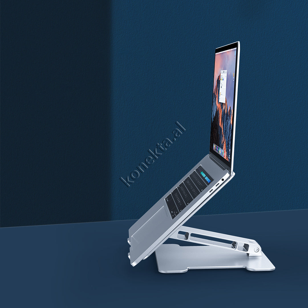 Mbajtese Laptopi Metalike Me Adaptor HUB Te Integruar