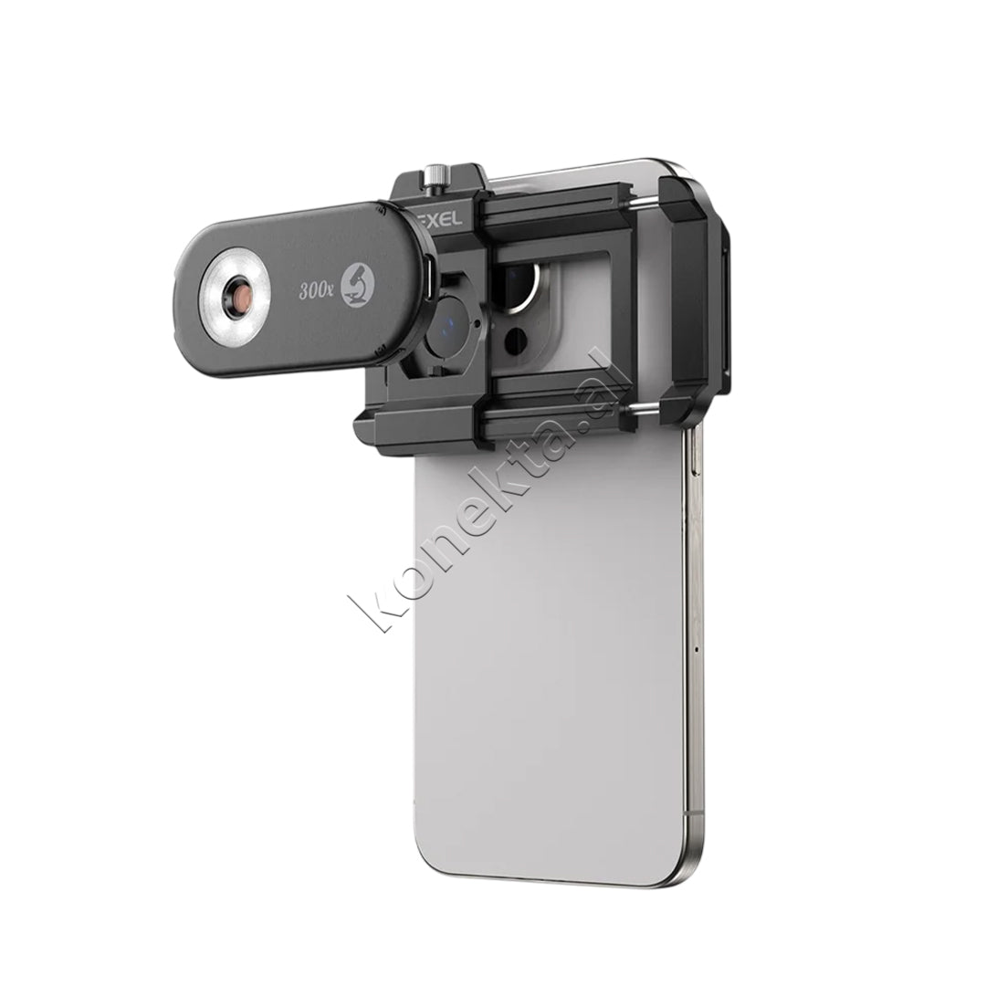 Lente Mikroskopike 300X Per Telefon Me Drite LED Apexel