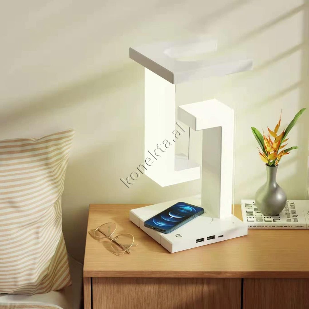 Llambe LED e Vecante Tavoline Me Karikues Wireless