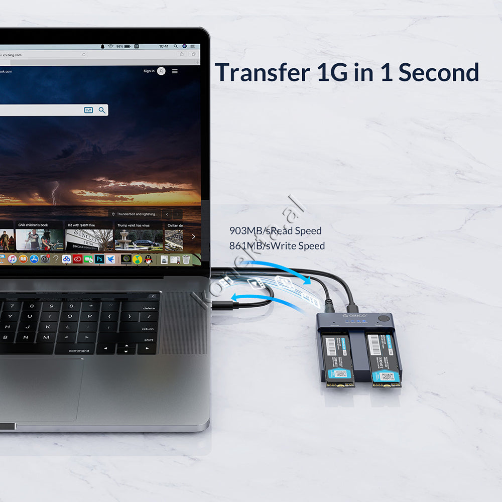 Adaptor Për Leximin dhe Klonimin e SSD-ve pa u Lidhur me PC