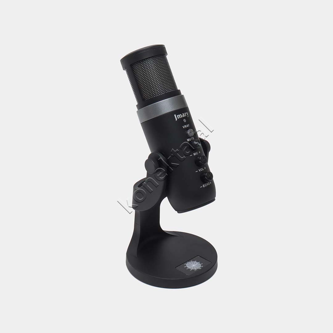 Mikrofon Cardioid Me Drita RGB Për Regjistrim Profesional të Zërit Jmary