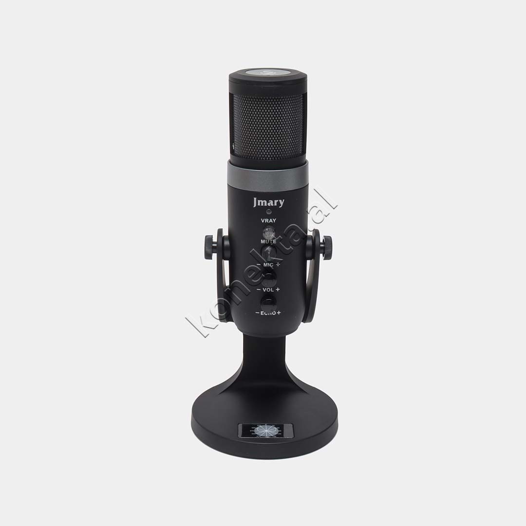Mikrofon Cardioid Me Drita RGB Për Regjistrim Profesional të Zërit Jmary