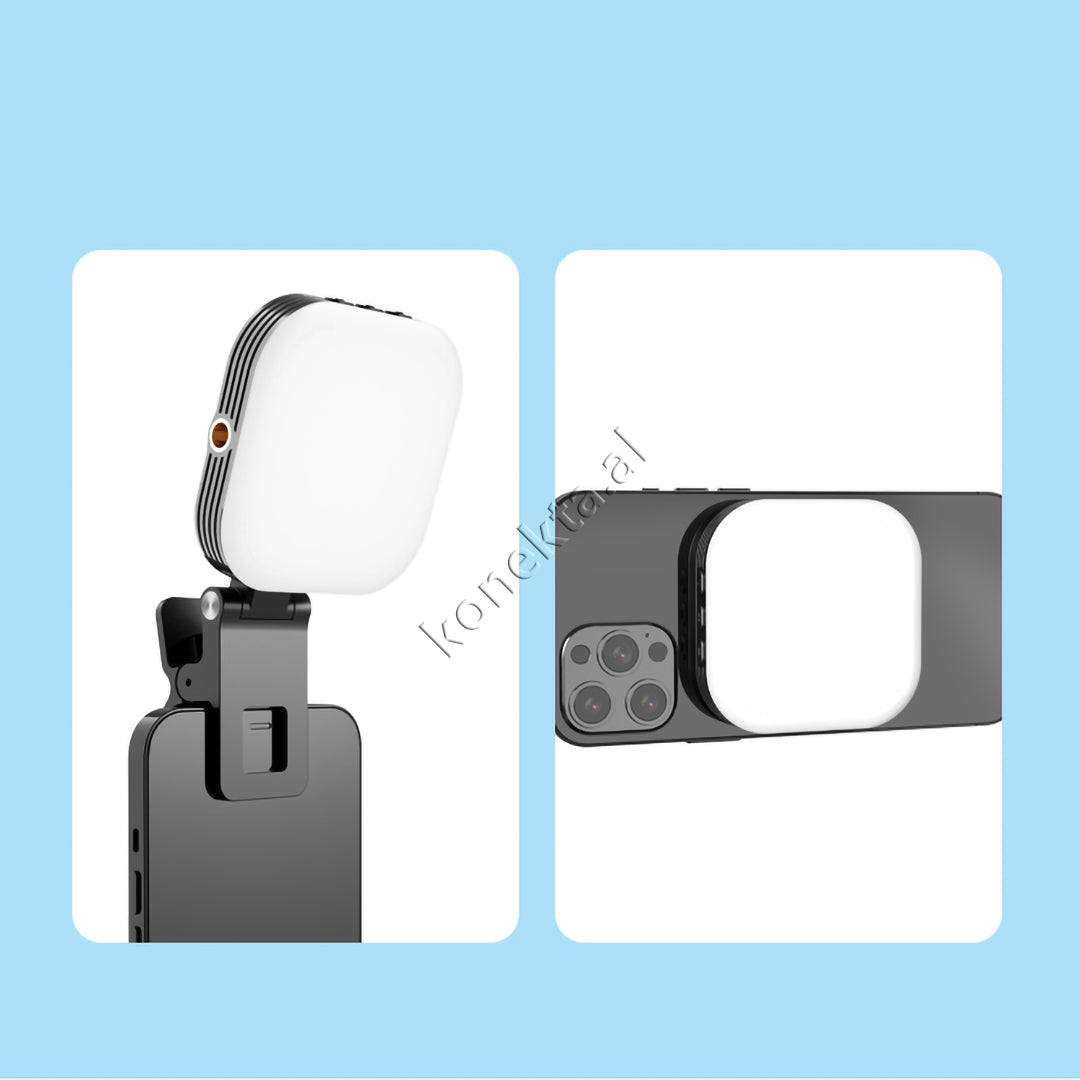 Mini Dritë LED Magnetike Që Kapet Tek Telefoni Për Ndriçim Optimal
