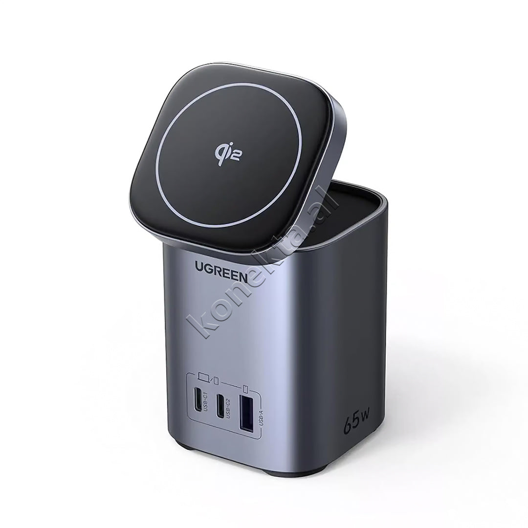 Mbajtese Magnetike Dhe Karikues Wireless 2 Ne 1 Ugreen
