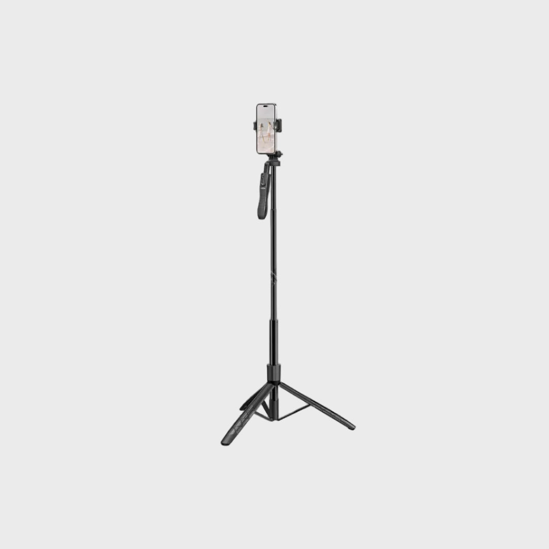 Mbajtese Telefoni Moxom Trekembesh (Tripod) Me Bluetooth Per Selfie (Selfie Stick)