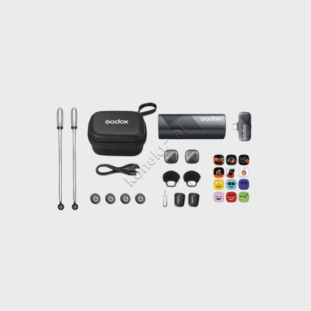 Mikrofon Wireless Profesional Godox Cube SC Kit2