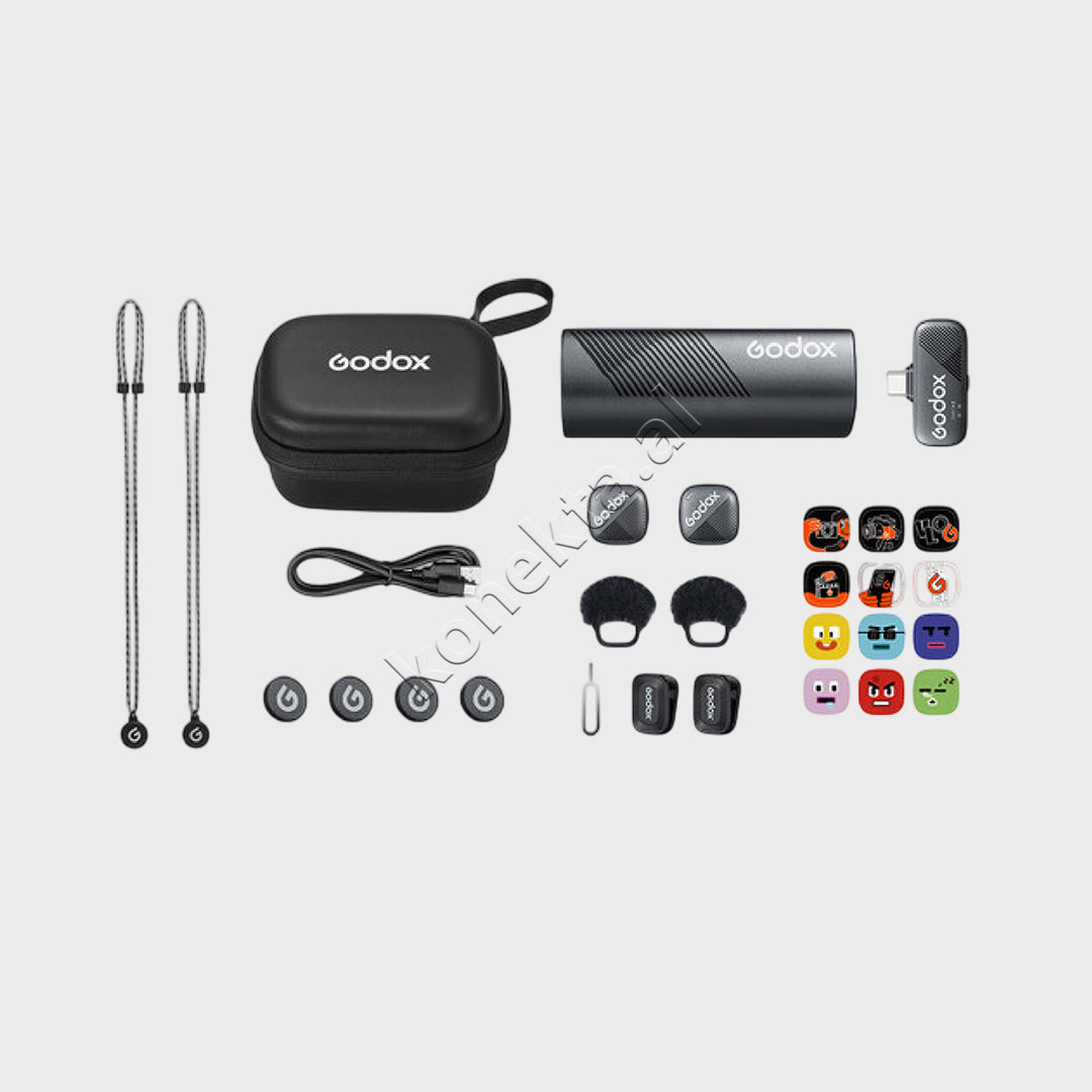 Mikrofon Wireless Profesional Godox Cube SC Kit2