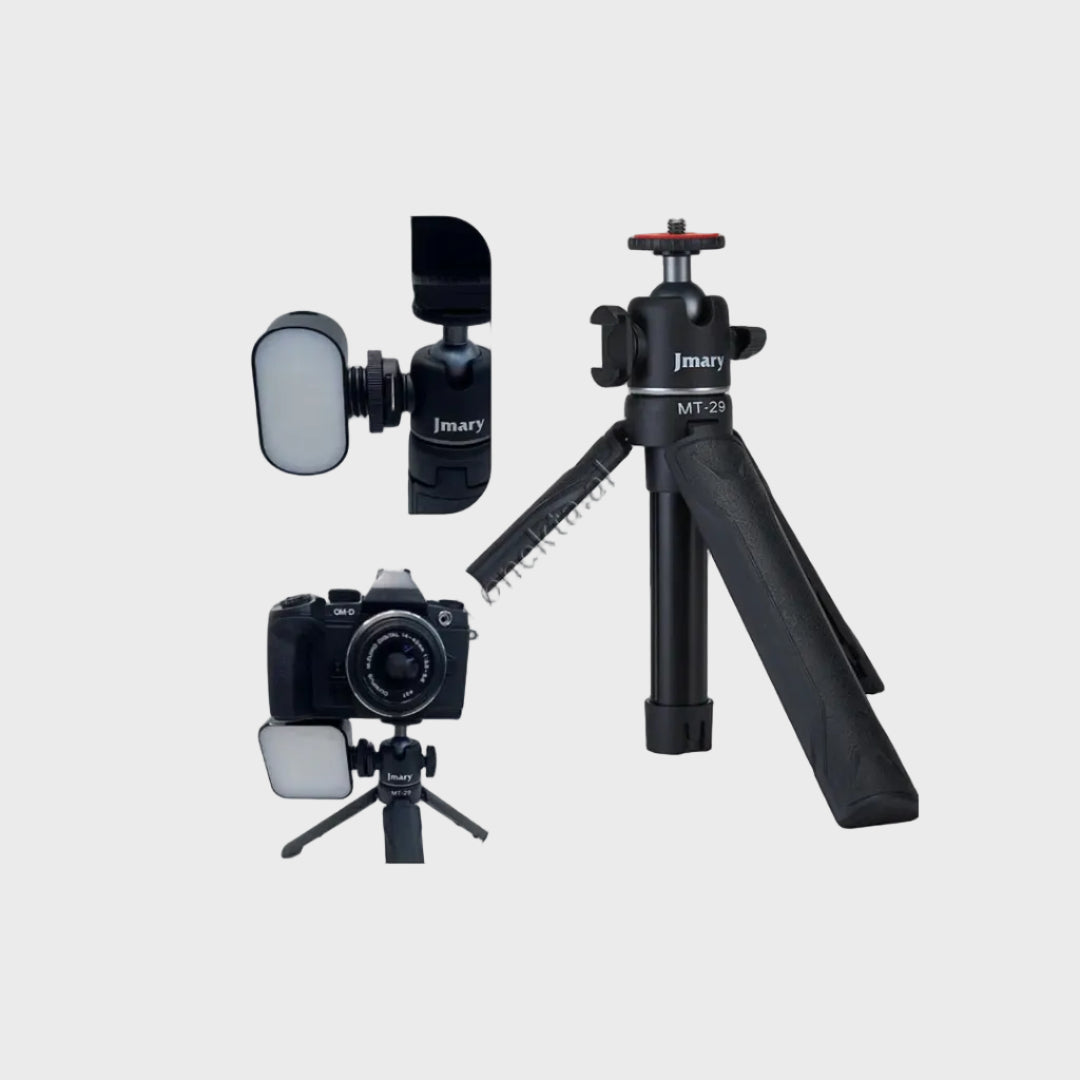 Mini Trekembesh (Tripod) Jmary Si Selfie Stick Me Gjatesi Te Rregullueshme Per Kamera, Gopro, SLR,  Etj.