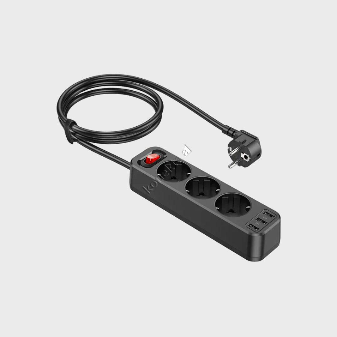 Multiprize 3 Vendeshe 4000W Me 3 Porta USB 2.4A