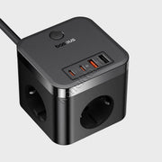 Multiprize 3 Vendeshe Me Porta 2xUSB-A Dhe 2xUSB-C Baseus