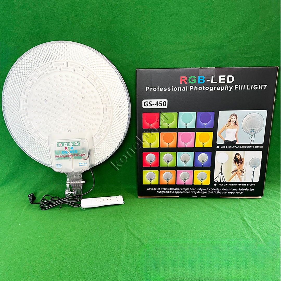 Trekembesh (Tripod) Me Drite LED 18" Te Plote RGB 60W