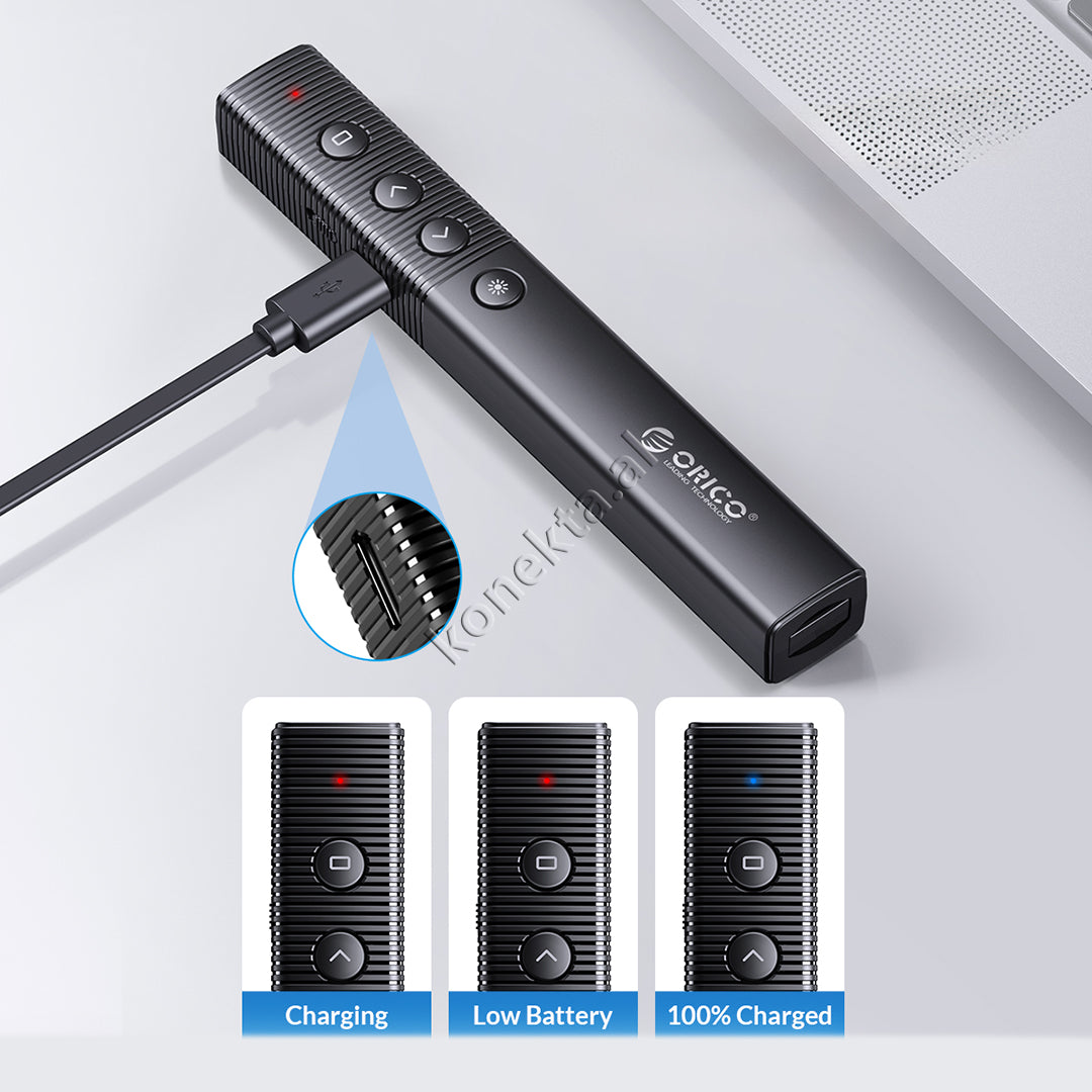 Telekomande Wireless Per Prezantime Nga Distanca Me Lazer