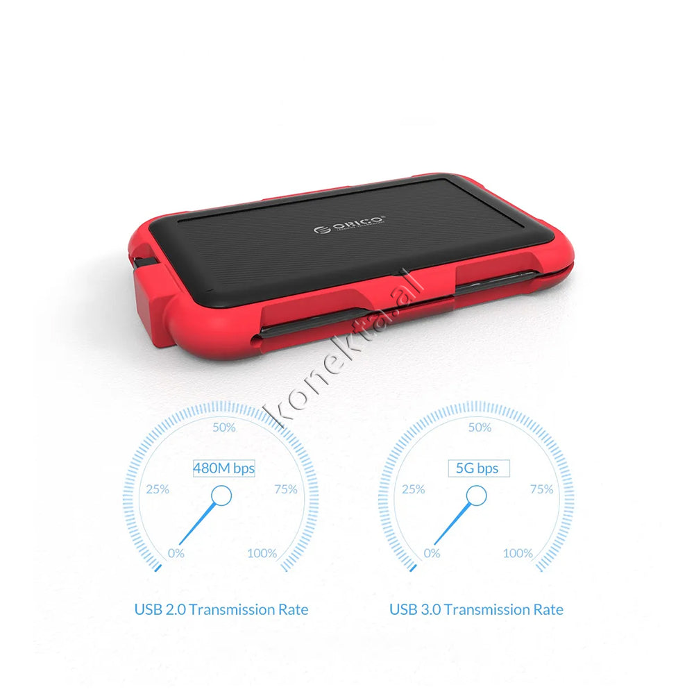 Mbajtese Dhe Lexuese Hard Disk / SSD 2.5" Orico Me Porte Type-C