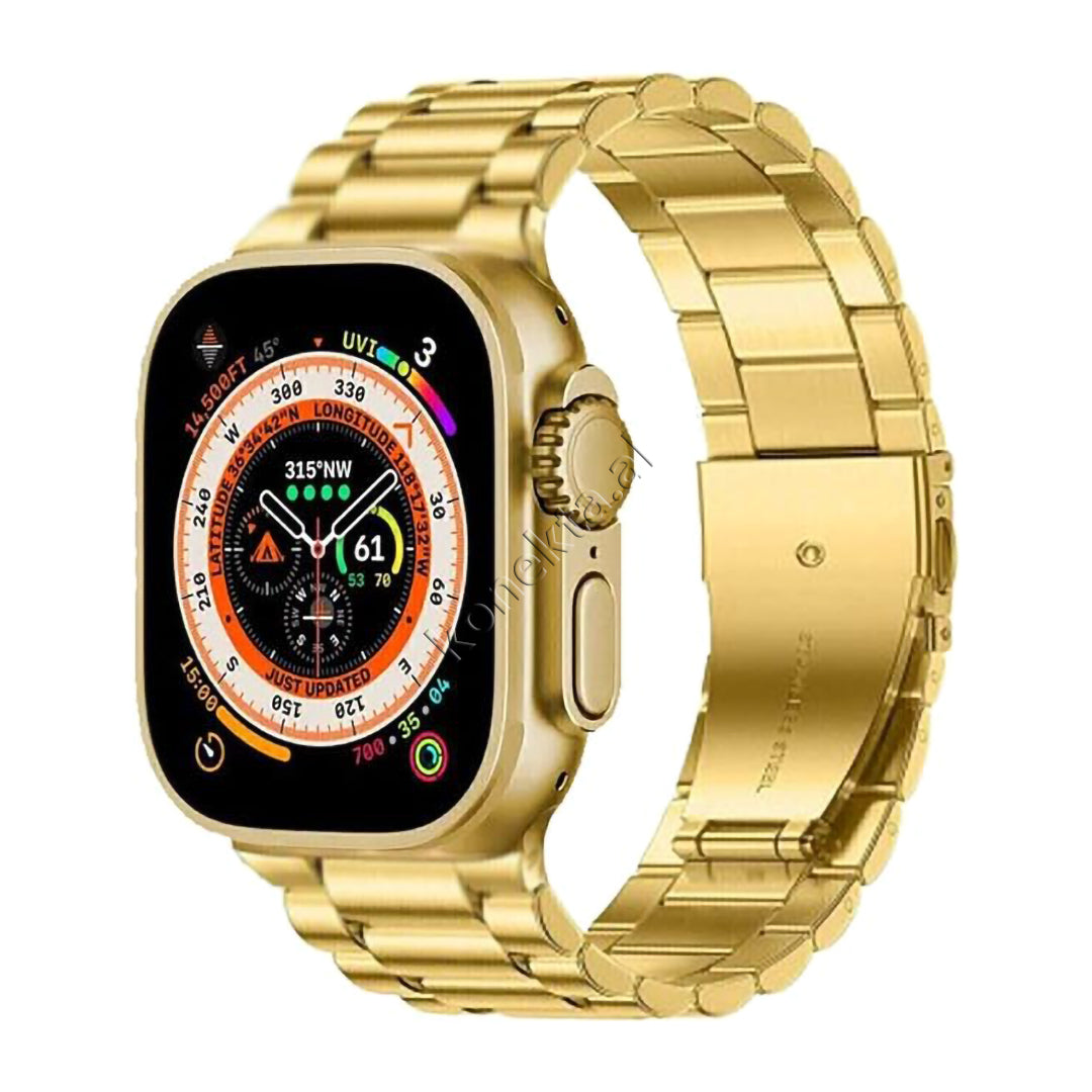 Ore Inteligjente G9 Ultra Pro Gold Me Bluetooth
