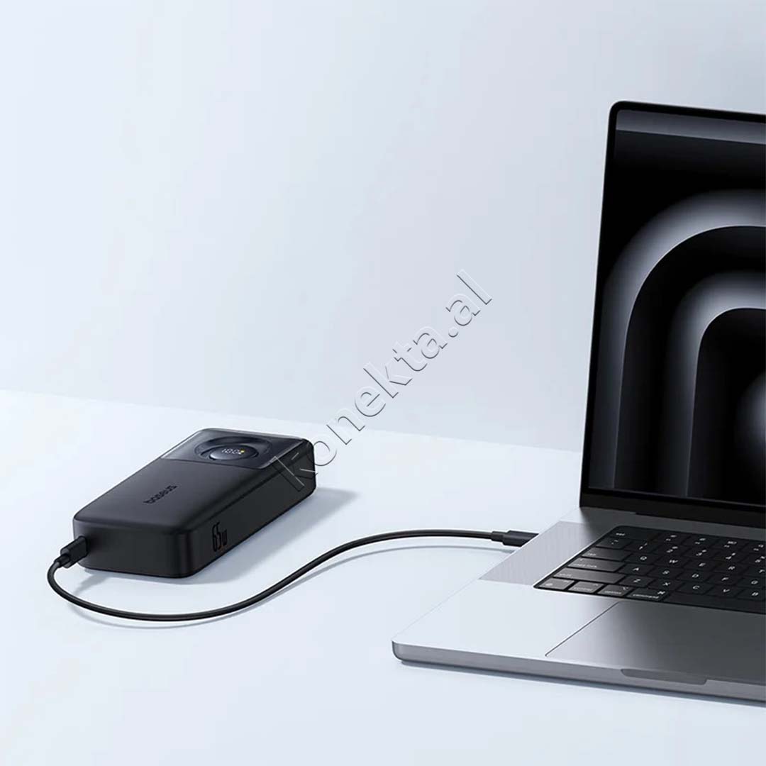 Bateri e Jashtme 20000mAh 65W Me Fishe Type-C Te Terheqshme Baseus