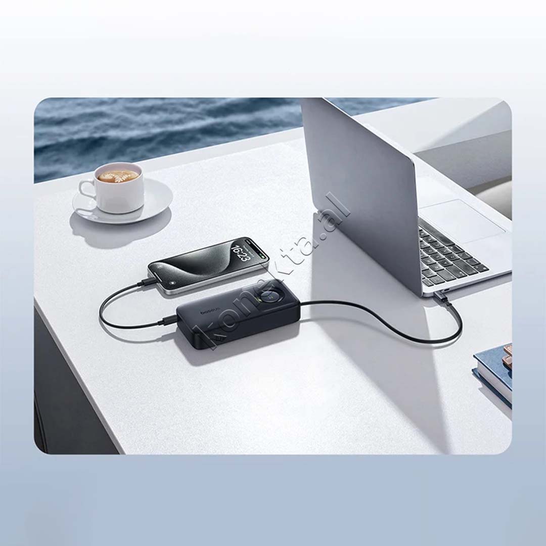 Bateri e Jashtme 20000mAh 65W Me Fishe Type-C Te Terheqshme Baseus