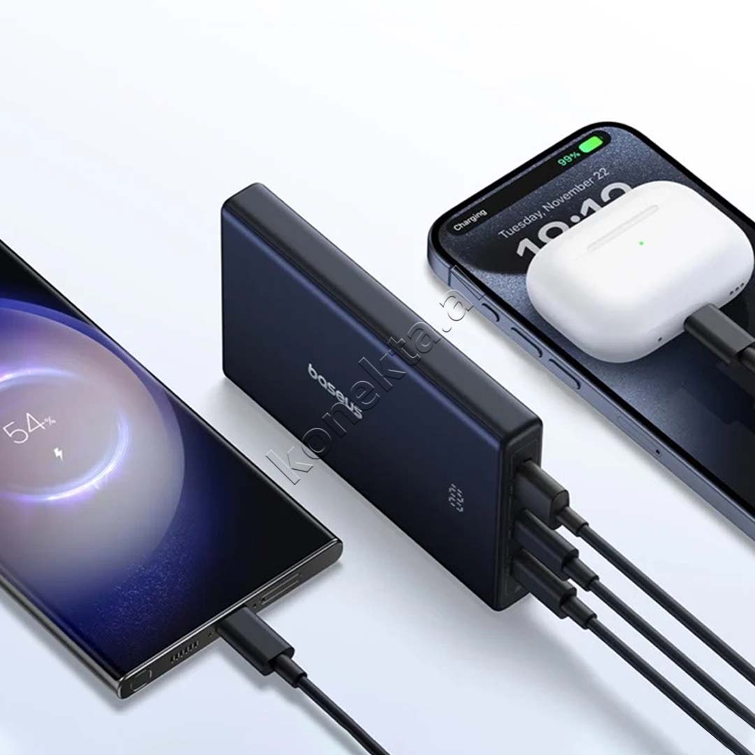 Bateri e Jashtme  10000mAh 20W Me Porte USB-A / USB-C Baseus