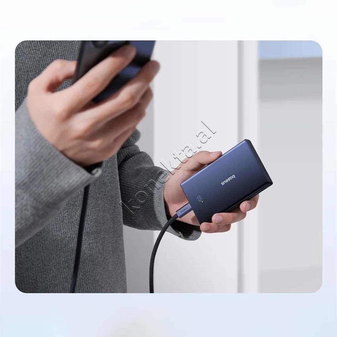 Bateri e Jashtme  10000mAh 20W Me Porte USB-A / USB-C Baseus