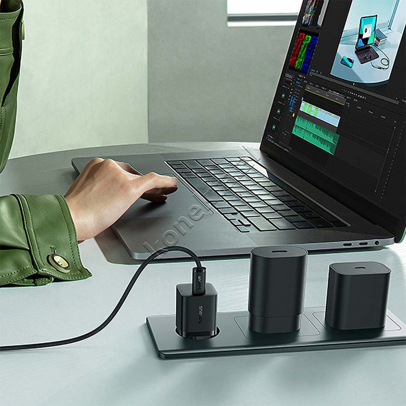 Mini Adaptor Karikimi 25W Me Porte Type-C Baseus