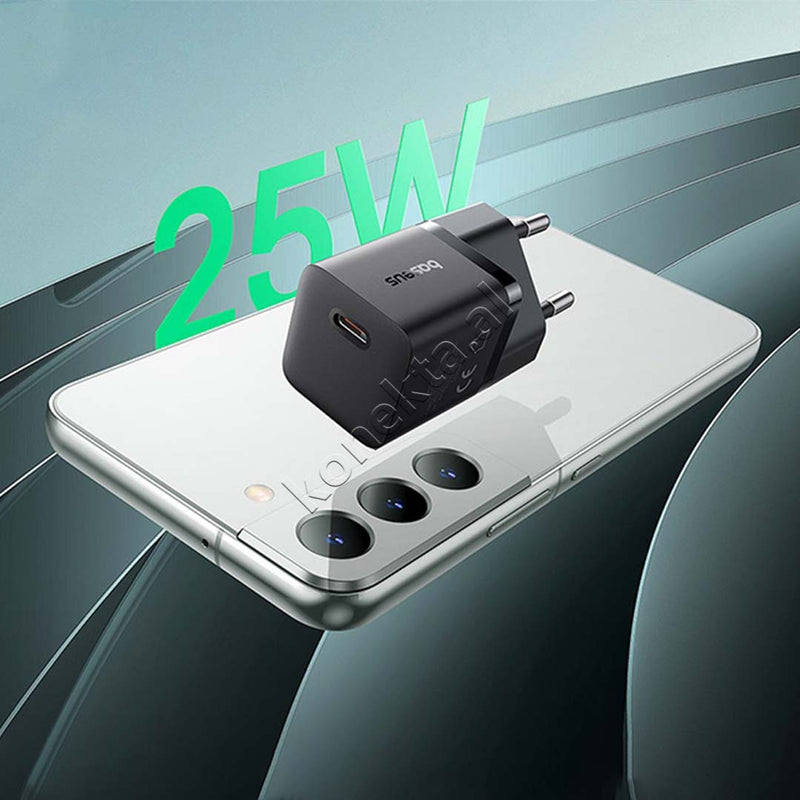 Mini Adaptor Karikimi 25W Me Porte Type-C Baseus