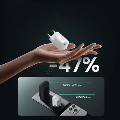 Mini Adaptor Karikimi 25W Me Porte Type-C Baseus