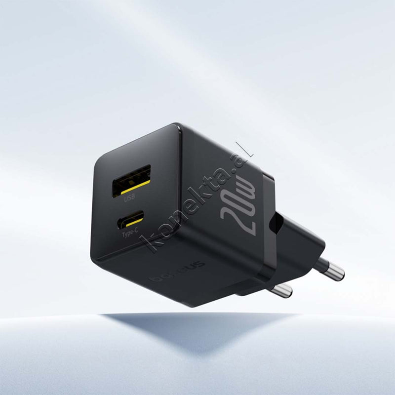 Adaptor Karikimi 20W Baseus Me 2 Porta USB-C Dhe USB-A