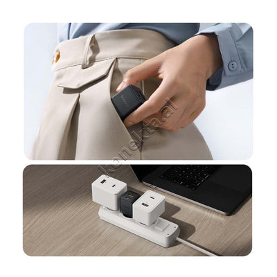 Adaptor Karikimi 20W Baseus Me 2 Porta USB-C Dhe USB-A