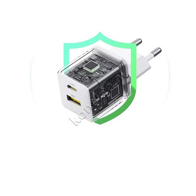 Adaptor Karikimi 20W Baseus Me 2 Porta USB-C Dhe USB-A