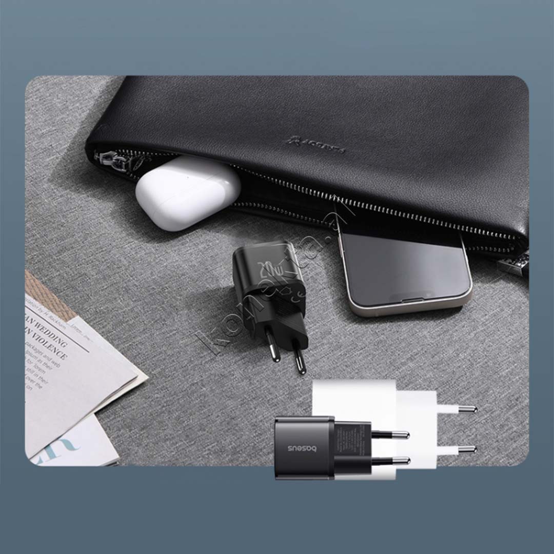 Mini Adaptor Karikimi 20W Me Porte Type-C GaN5S Baseus