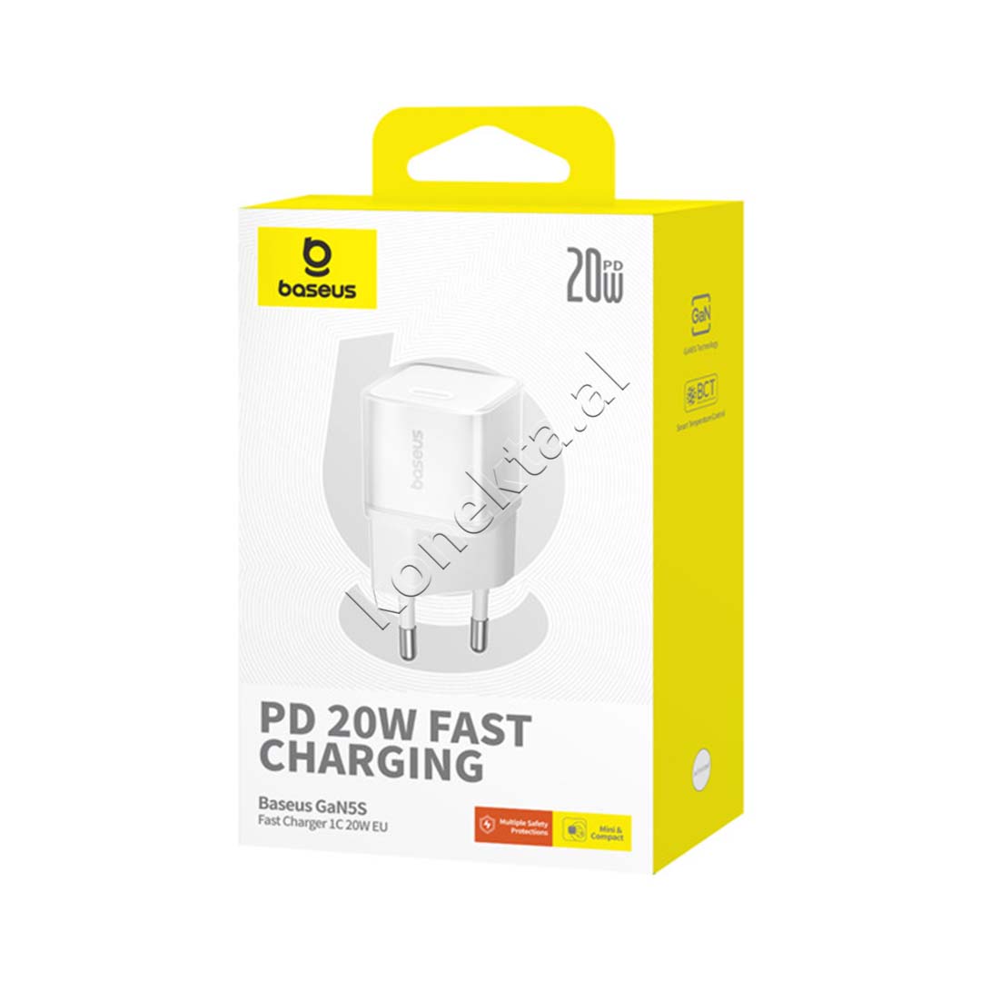 Mini Adaptor Karikimi 20W Me Porte Type-C GaN5S Baseus