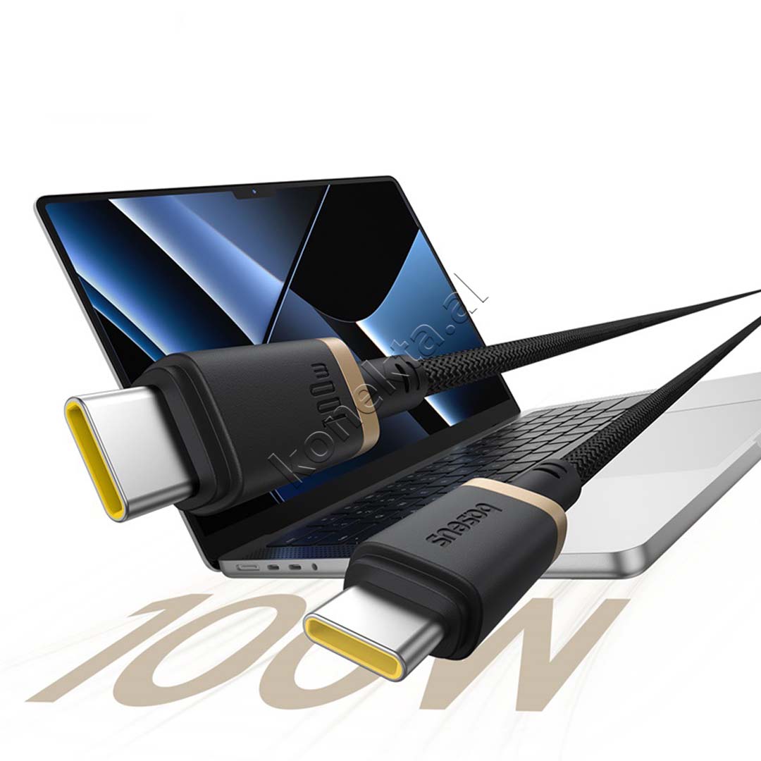 Kabell Karikimi Baseus Type-C Ne Type-C 100W