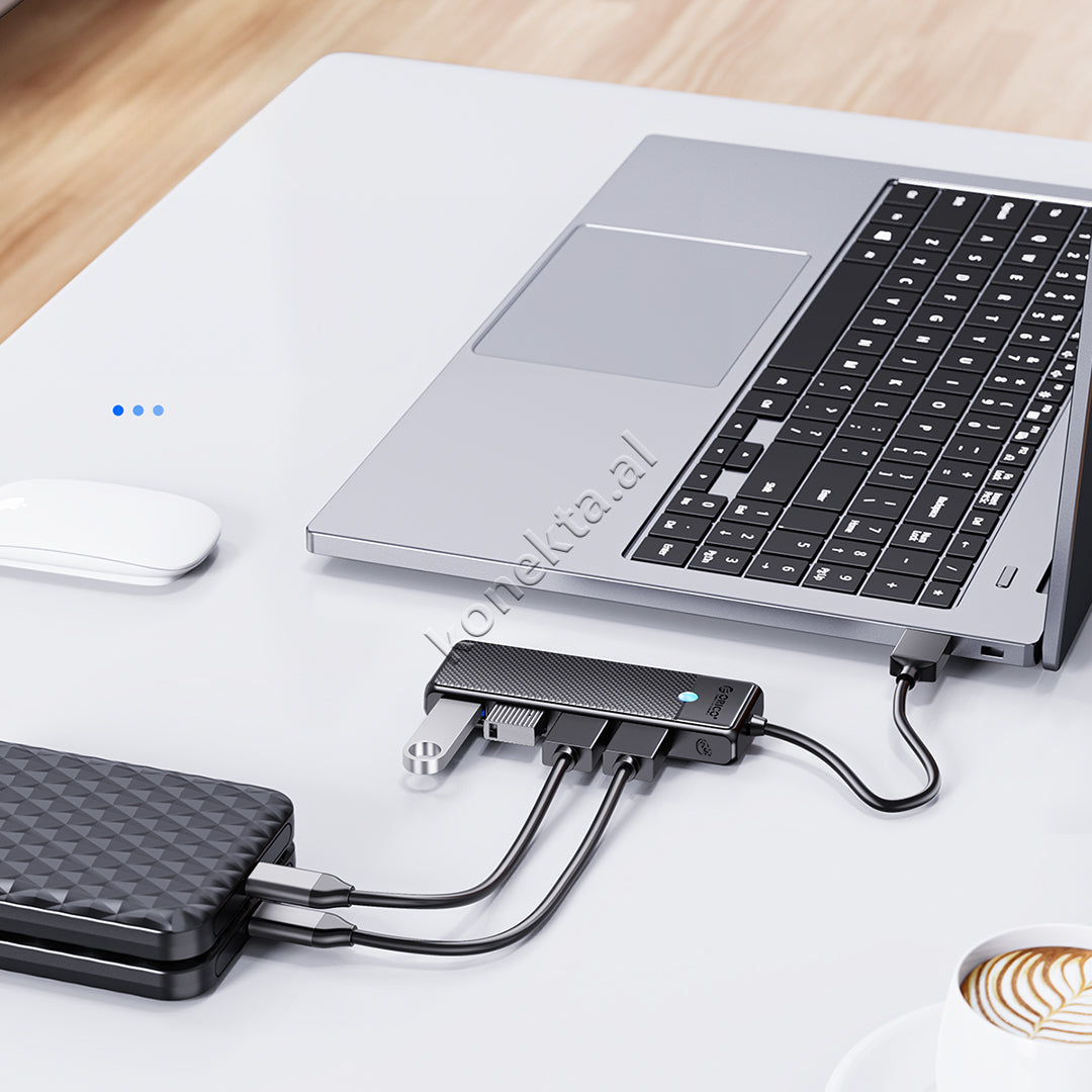 Adaptor 4 Porta USB3.0 Per Pajisje Me Porte USB Orico