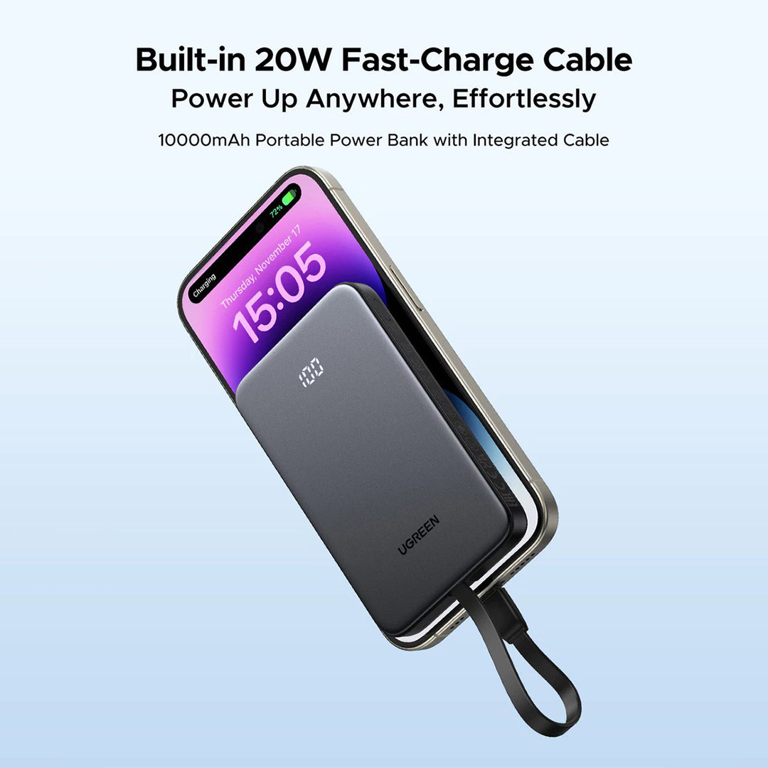 Bateri E Jashtme 10'000mAh 22.5W Me Fishe Type-C Ugreen
