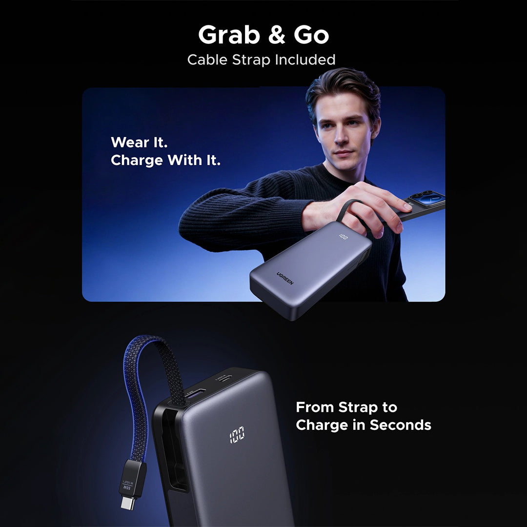 Bateri E Jashtme 20000mAh 55W Me Fishe Type-C Ugreen