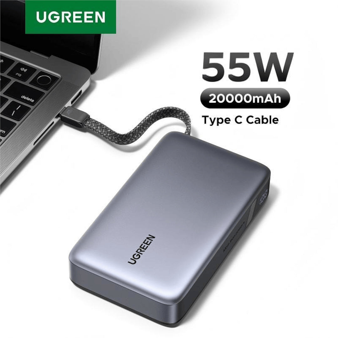 Bateri E Jashtme 20000mAh 55W Me Fishe Type-C Ugreen
