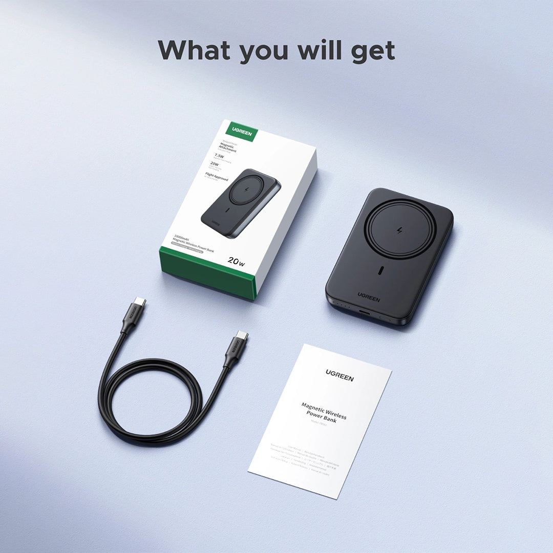 Bateri E Jashtme Magnetike 10,000mAh 20W Ugreen