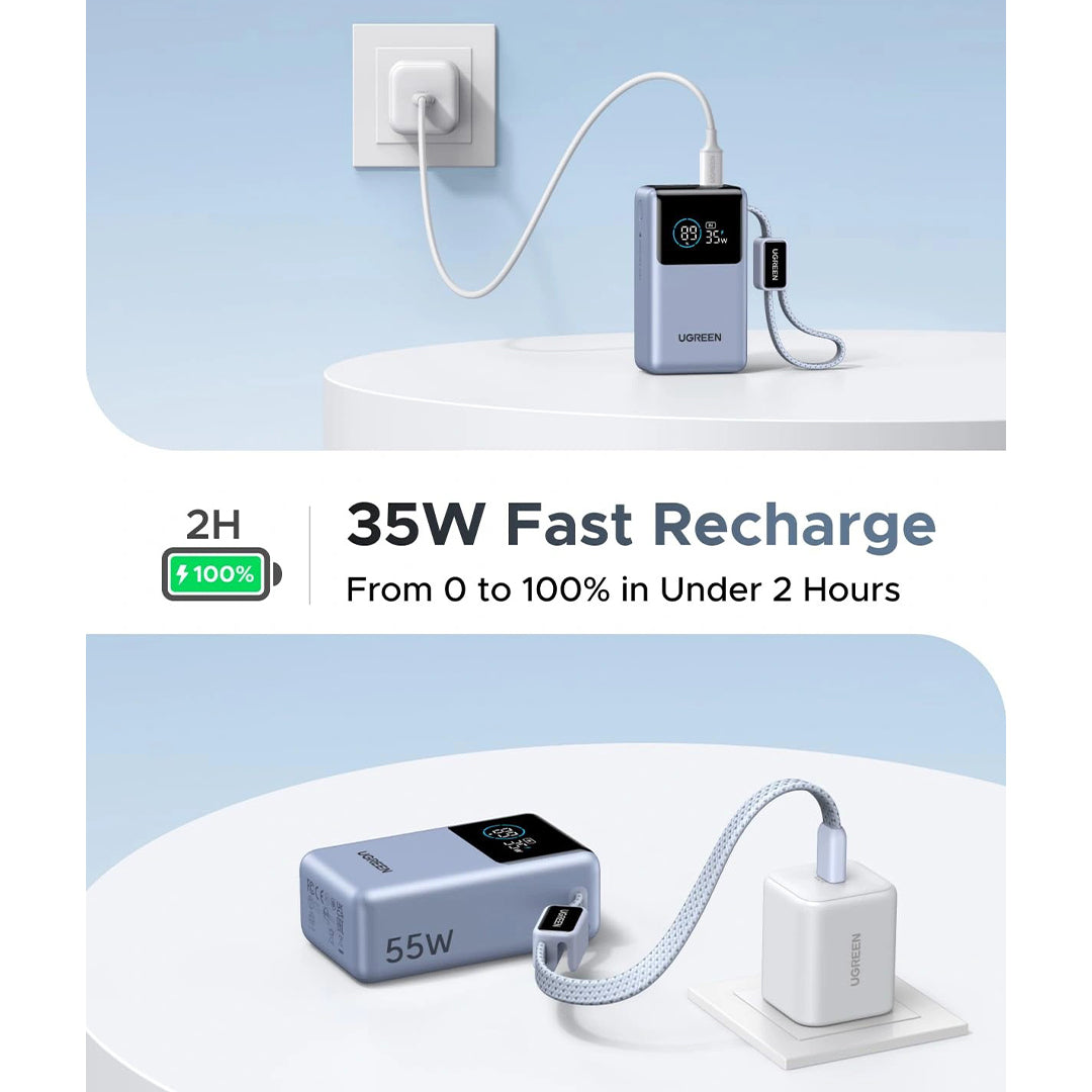 Bateri E Jashtme 10'000mAh 55W Me Fishe Type-C Ugreen