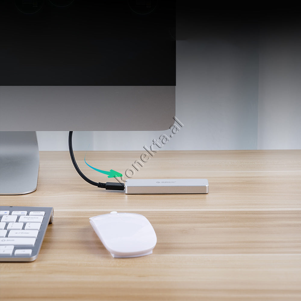 Mbajtese Dhe Lexuese SSD M.2 NVME Orico Me Porte Type-C Gen 2