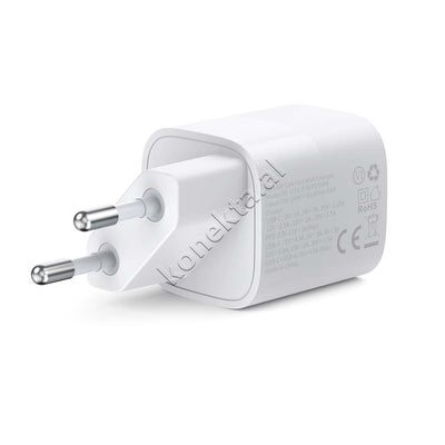 Adaptor Karikimi Fast Charge 33W Me Porte USB-A & Type-C Choetech