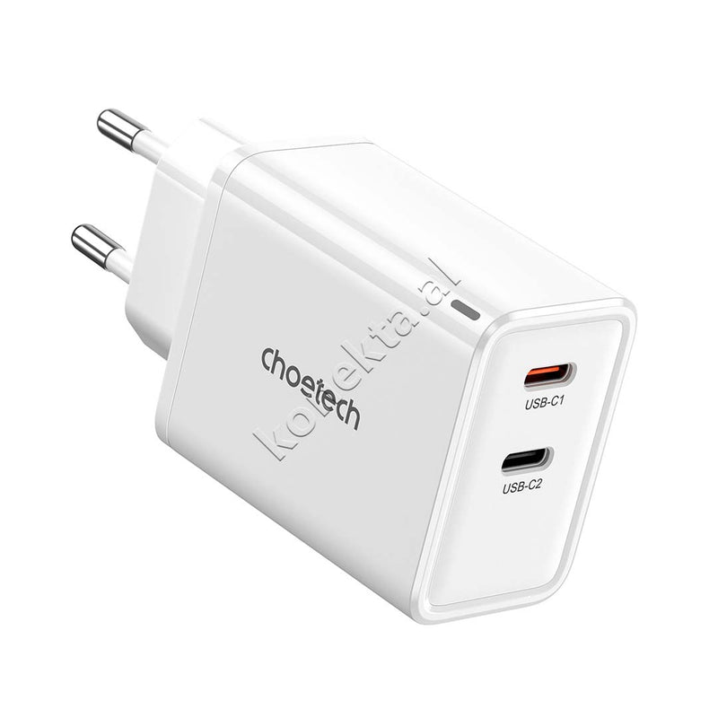 Adaptor Karikimi 65W Me 2 Porta Type-C Choetech
