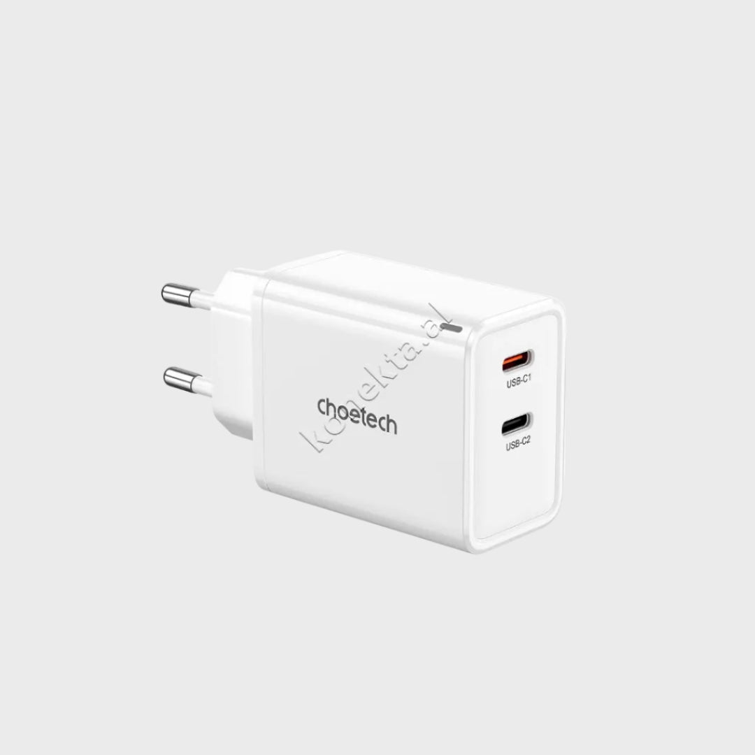Adaptor Karikimi 65W Me 2 Porta Type-C Choetech