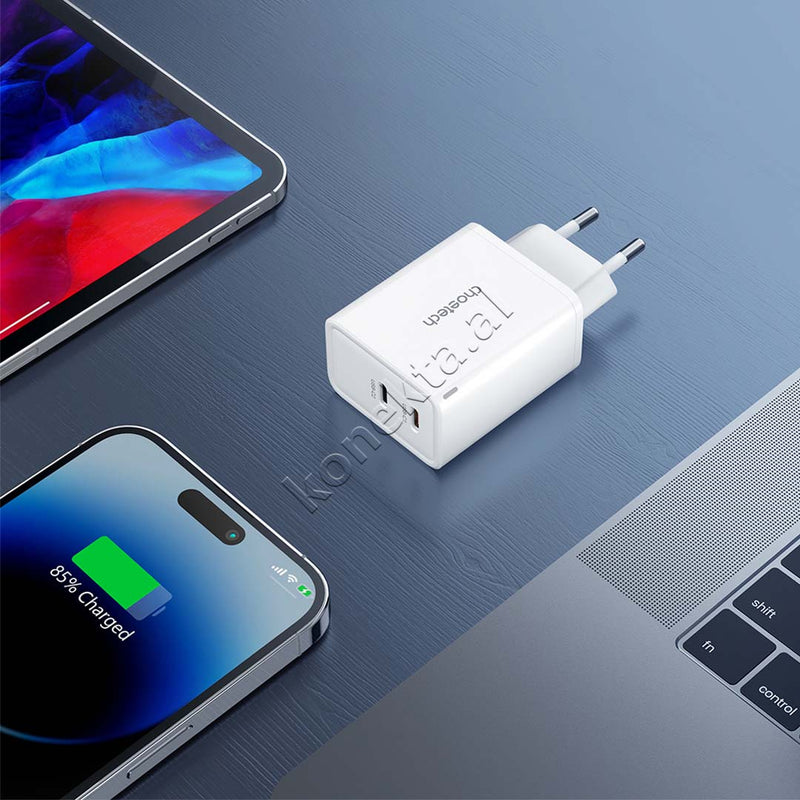 Adaptor Karikimi 65W Me 2 Porta Type-C Choetech