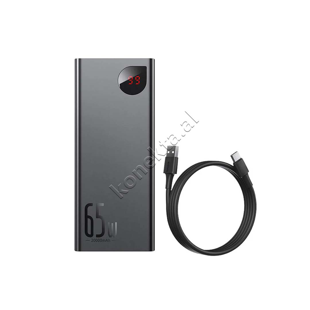 Bateri e Jashtme 20000mAh 65W  PD3.0+QC3.0 Baseus