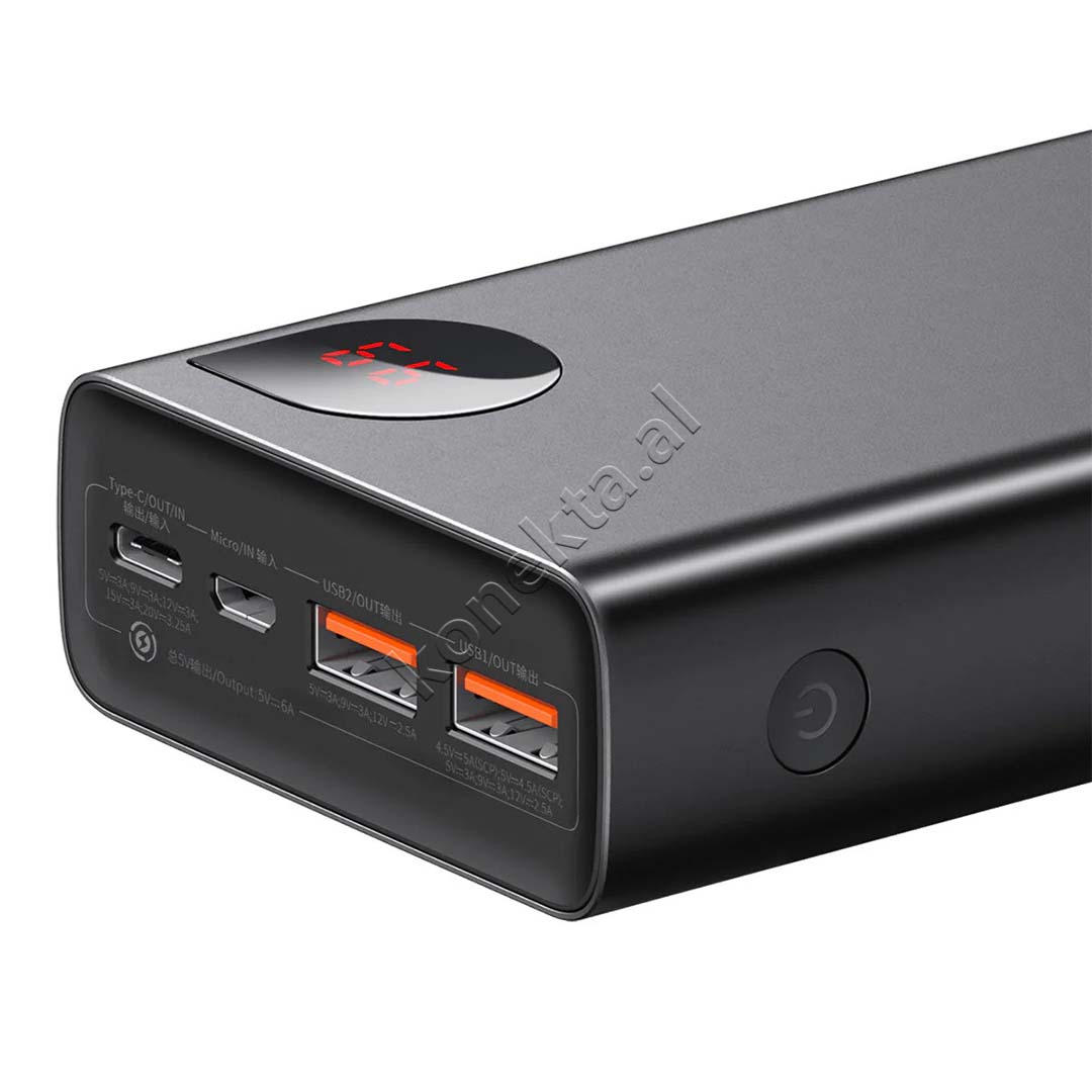 Bateri e Jashtme 20000mAh 65W  PD3.0+QC3.0 Baseus