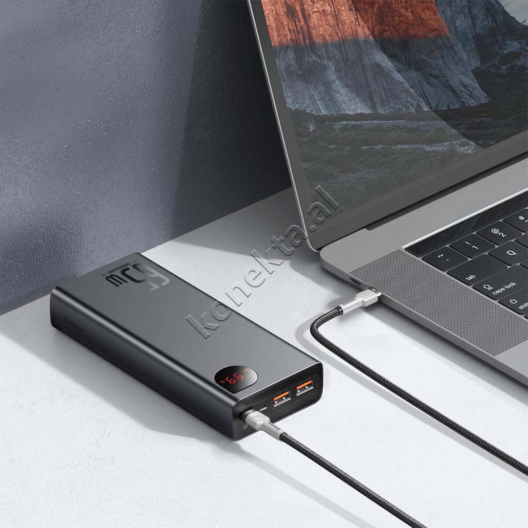 Bateri e Jashtme 20000mAh 65W  PD3.0+QC3.0 Baseus